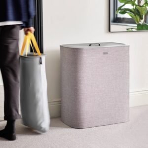 Luxury laundry basket for home use, large capacity, high-end laundry hamper